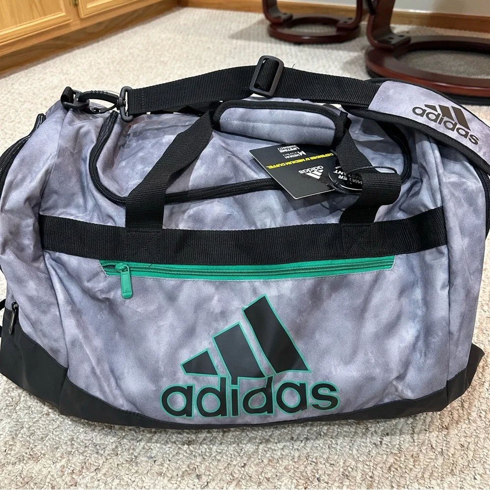 Grey Adidas Duffle Bag